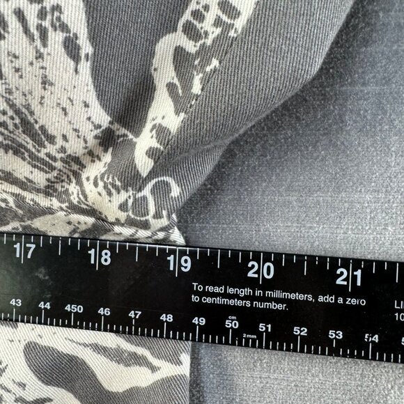 3 Sisters Women Gray Off White Floral‎ Pink Large Button Closure Jacket Sz Small - Picture 3 of 9